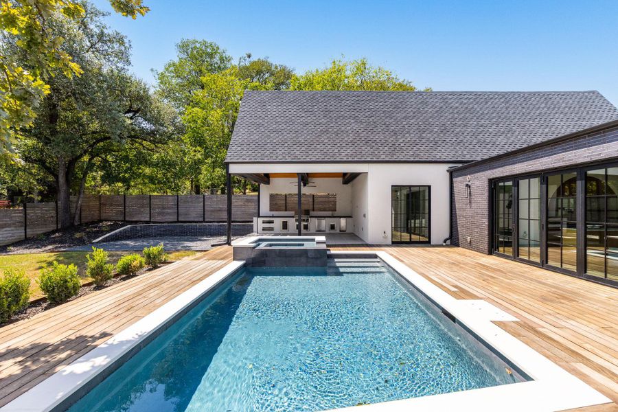 Front exterior of a new home in , Austin, TX, highlighting curb appeal (Image 23).