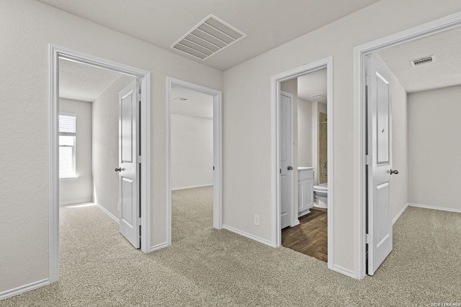 Spacious, unfurnished interior of a new home in Redbird Ranch, San Antonio (Image 22).