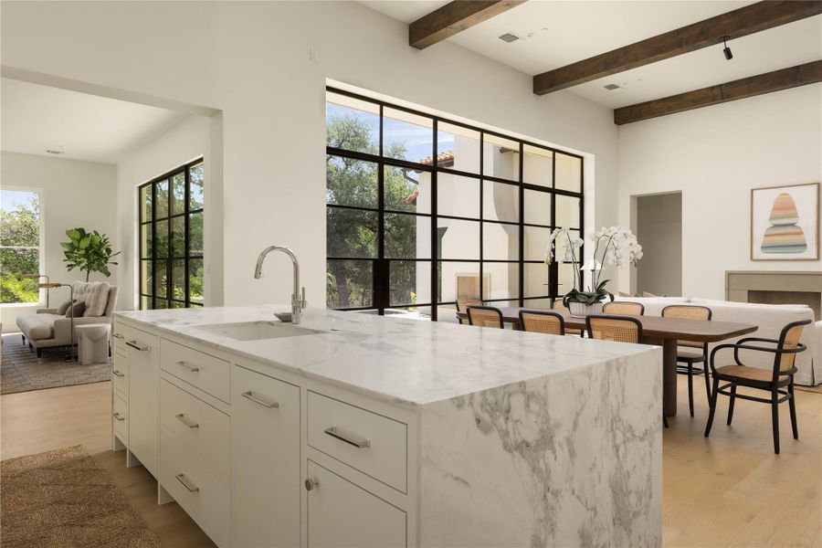 Furnished interior view inside a new home in Amarra Villas, Austin (Image 11). Furnished interior view inside a new home in Amarra Villas, Austin (Image 11).