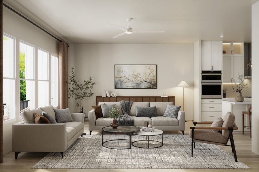 Furnished interior view inside a new home in , Charleston (Image 8). Furnished interior view inside a new home in , Charleston (Image 8).