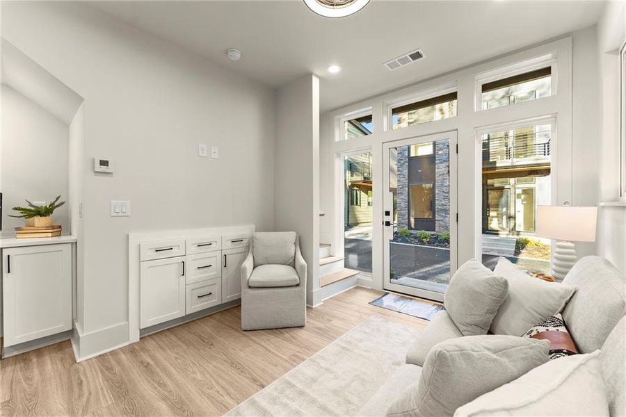 Furnished interior view inside a new home in , Gainesville (Image 10). Furnished interior view inside a new home in , Gainesville (Image 10).