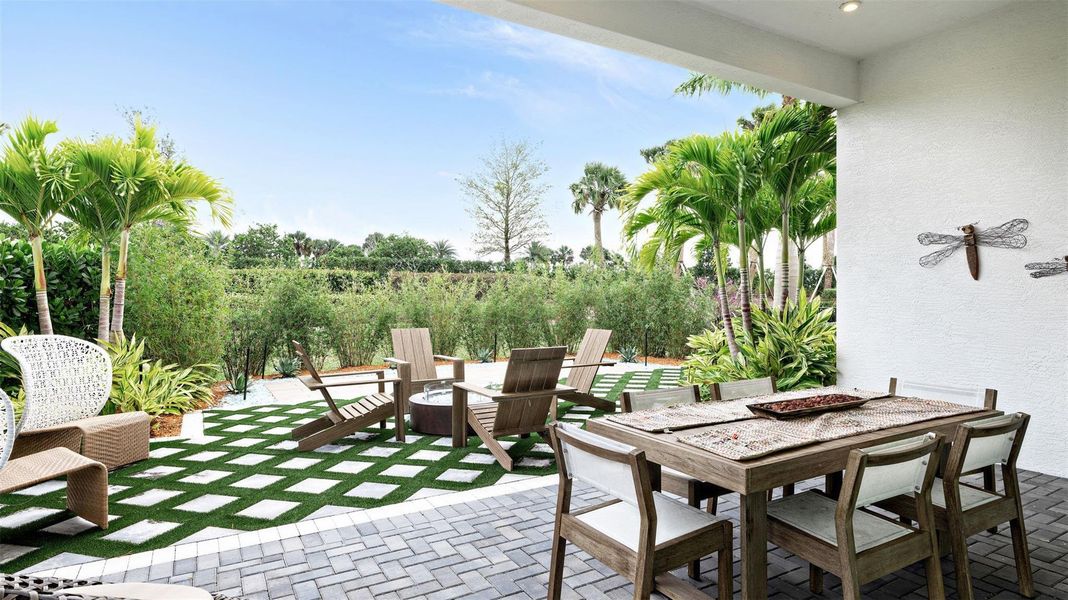 Exterior details and patio area of a home in , Stuart (Image 4). Exterior details and patio area of a home in , Stuart (Image 4).