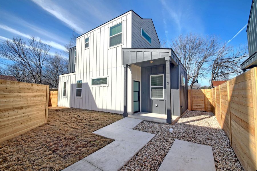 Front exterior of a new home in , Austin, TX, highlighting curb appeal (Image 16).