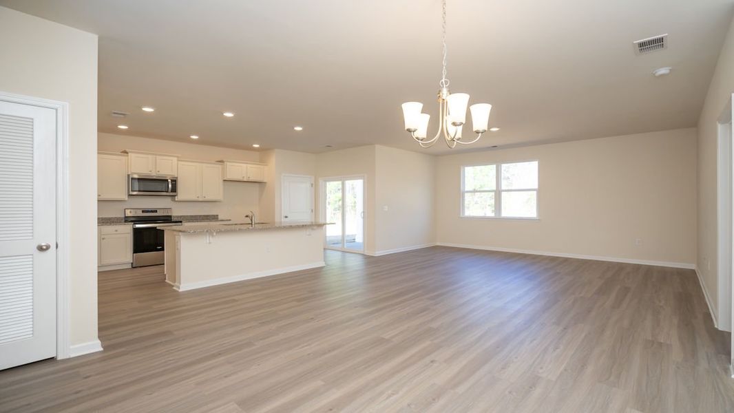 Representative unfurnished interior of a home built from the KERRY by D.R. Horton in The Reserve at Wild Horse, Conway (Image 26).