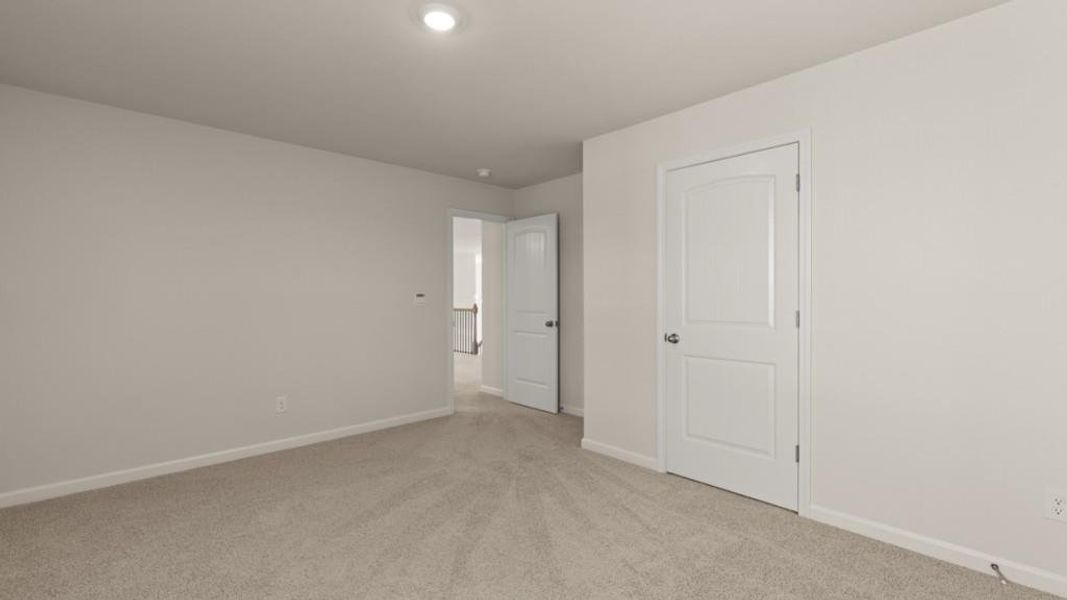 Spacious, unfurnished interior of a new home in Hamptons at Riverwood East, Dallas (Image 14).