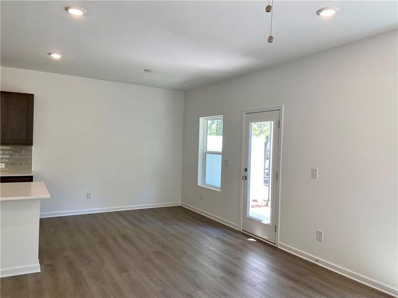 Spacious, unfurnished interior of a new home in Eastlyn Crossing, Flowery Branch (Image 16). Spacious, unfurnished interior of a new home in Eastlyn Crossing, Flowery Branch (Image 16).