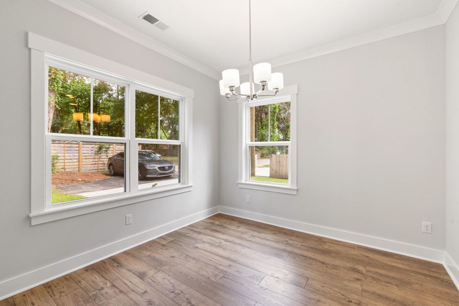 Spacious, unfurnished interior of a new home in , Charleston (Image 42).
