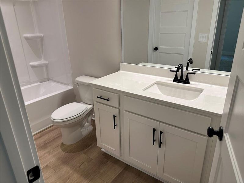 Furnished interior view inside a new home in Rosewood Lake Estates, Hoschton (Image 7).