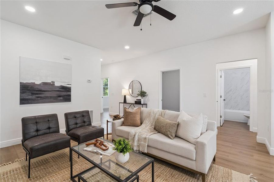 Furnished interior view inside a new home in , Sanford (Image 6).