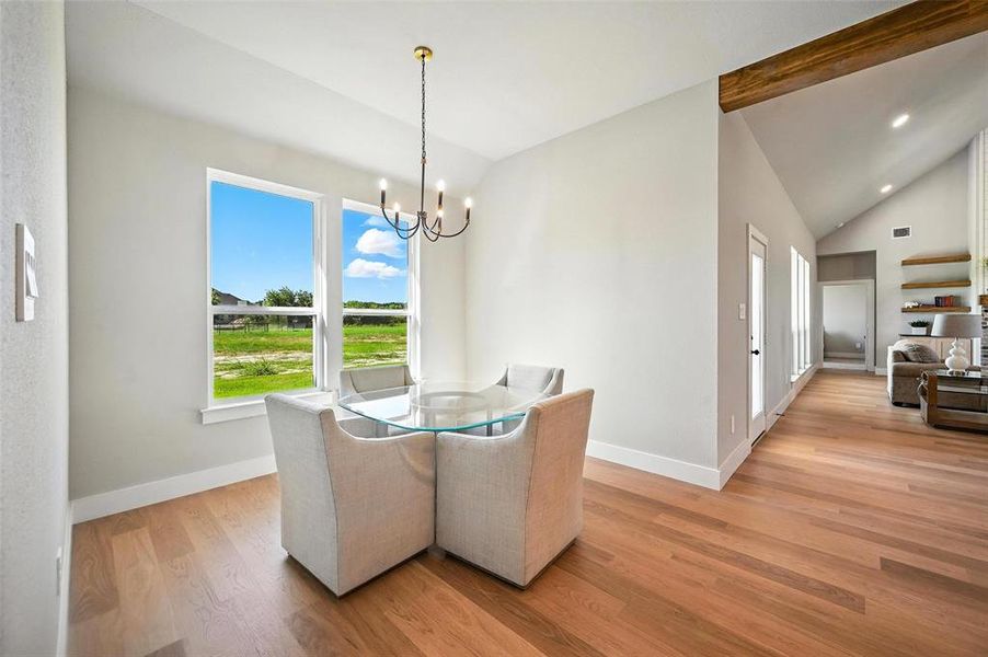 Furnished interior view inside a new home in Silver Sage Farm, Weatherford (Image 14). Furnished interior view inside a new home in Silver Sage Farm, Weatherford (Image 14).