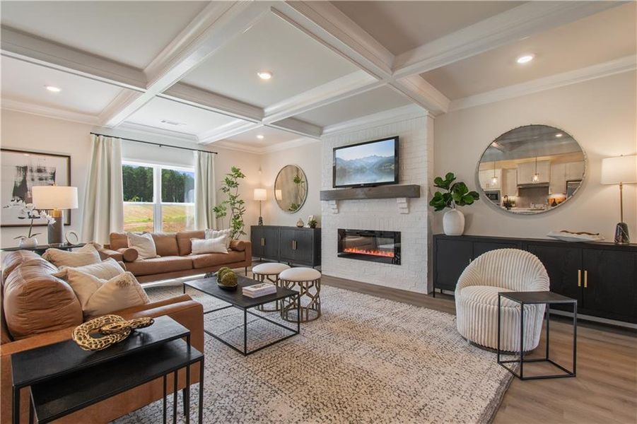 Furnished interior view inside a new home in Kentmere, Auburn (Image 17).