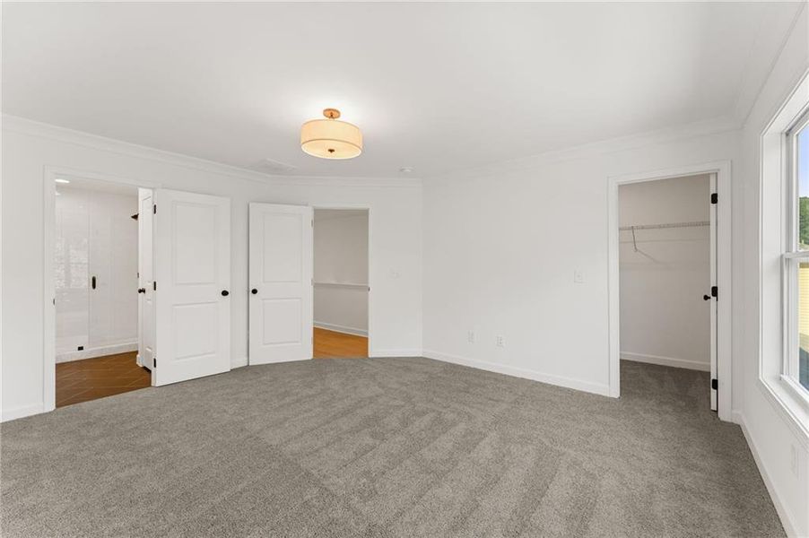 Spacious, unfurnished interior of a new home in Townes at South Main, Kennesaw (Image 25).