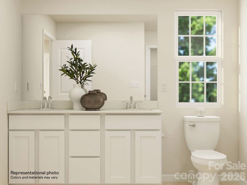 Owner's BathPhotos are representational