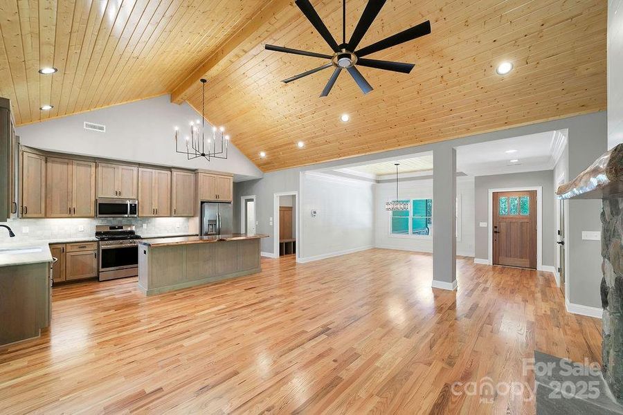 Furnished interior view inside a new home in , Brevard (Image 8).