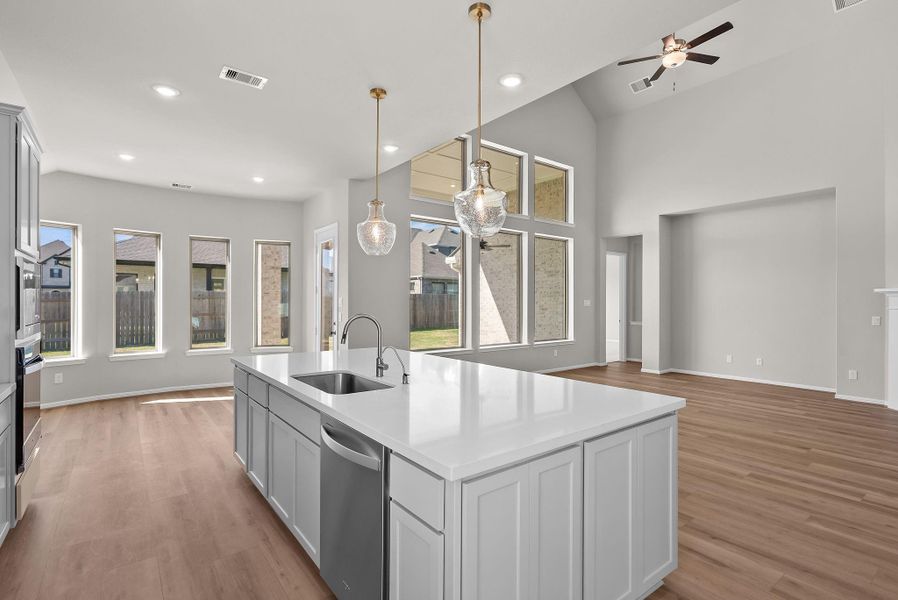 Furnished interior view inside a new home in , Conroe (Image 8).