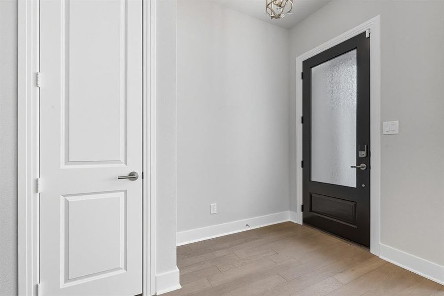 Spacious, unfurnished interior of a new home in Walsh: Townhomes - The Patios, Aledo (Image 24). Spacious, unfurnished interior of a new home in Walsh: Townhomes - The Patios, Aledo (Image 24).