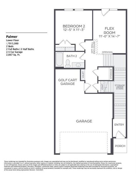 The main level of our Palmer plan offers a private guest area including a flex room and fenced back yard access. The main level of our Palmer plan offers a private guest area including a flex room and fenced back yard access.