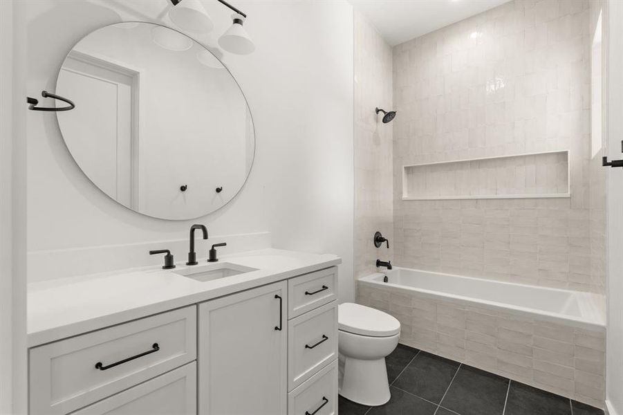 Ensuite bathroom for bedroom #3.