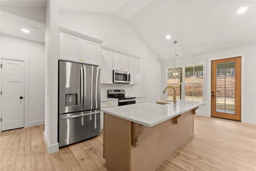 Furnished interior view inside a new home in , Cleveland (Image 8).