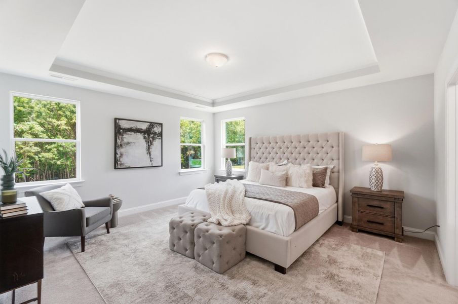 Furnished interior view inside a new home in Chasewood, Mint Hill (Image 26).