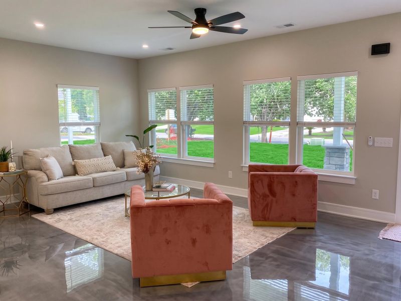 Furnished interior view inside a new home in , North Charleston (Image 8).