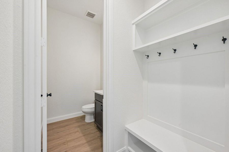 Utility Space with drop zone Utility Space with drop zone
