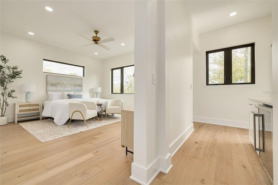 Furnished interior view inside a new home in , Tampa (Image 42).