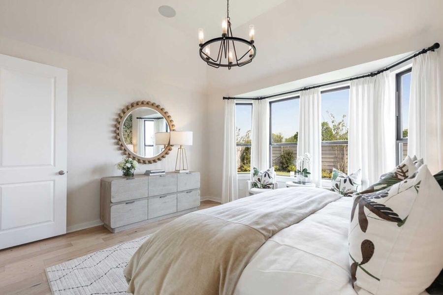 Representative Primary Bedroom - some options shown