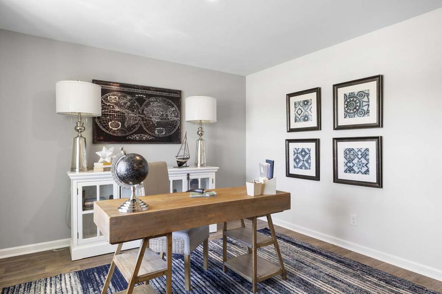 Representative furnished interior of a home built from the GALEN by D.R. Horton in The Pines at New Hampstead, Savannah (Image 11).