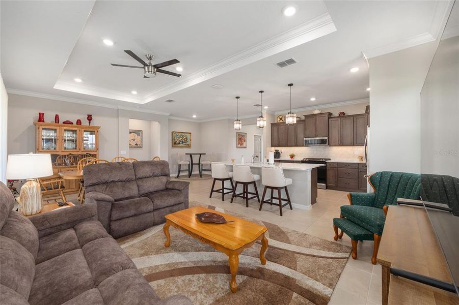 Furnished interior view inside a new home in , Ocala (Image 35).