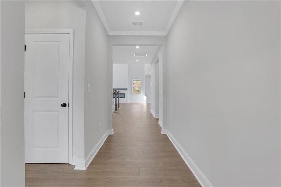 Spacious, unfurnished interior of a new home in The Paddocks at Doc Hughes, Buford (Image 21).