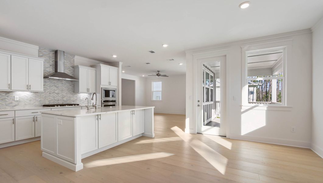 Furnished interior view inside a new home in Parkside, Santa Rosa Beach (Image 11). Furnished interior view inside a new home in Parkside, Santa Rosa Beach (Image 11).