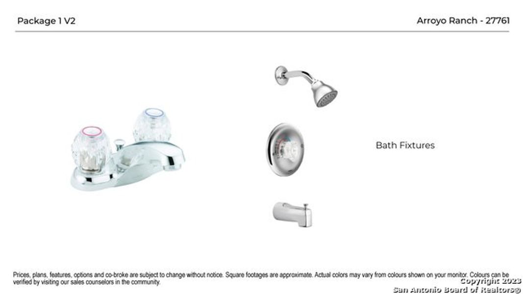 Sample of building materials used in homes in Arroyo Ranch, Seguin (Image 15).