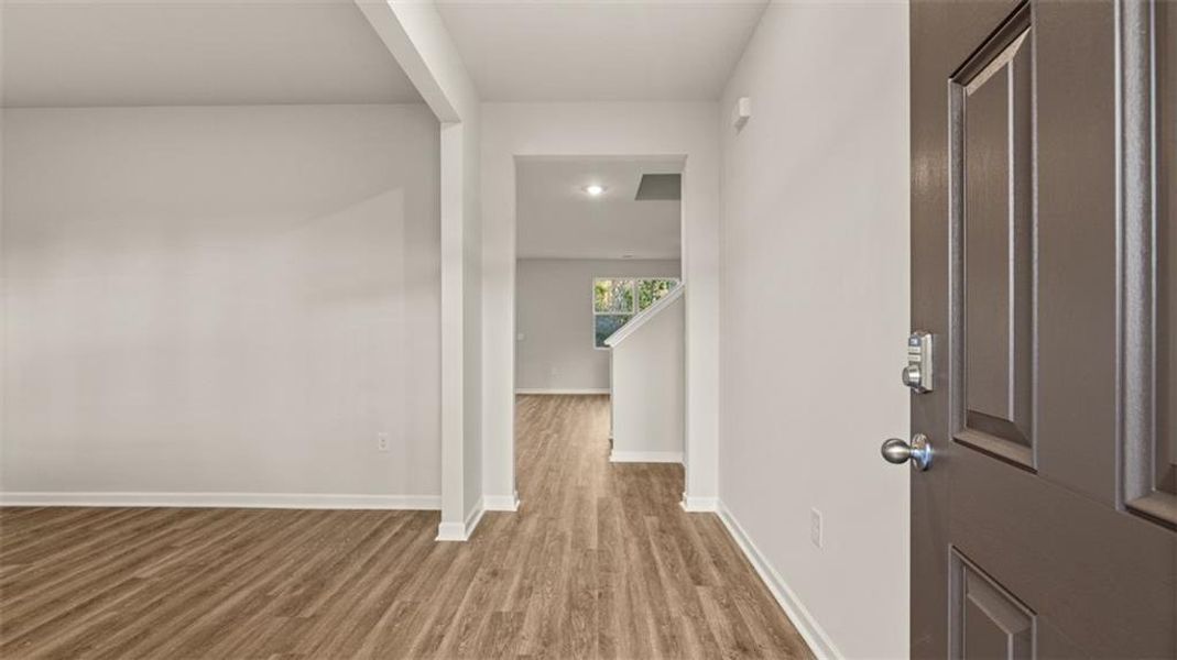 Spacious, unfurnished interior of a new home in Brooks Station, Dacula (Image 21).