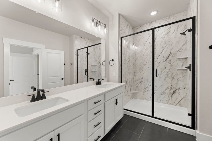 Furnished interior view inside a new home in Chelsea Commons, Allen (Image 5).