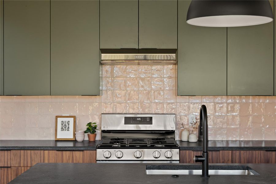 Close-up of interior finishes inside a home in , Austin (Image 13).