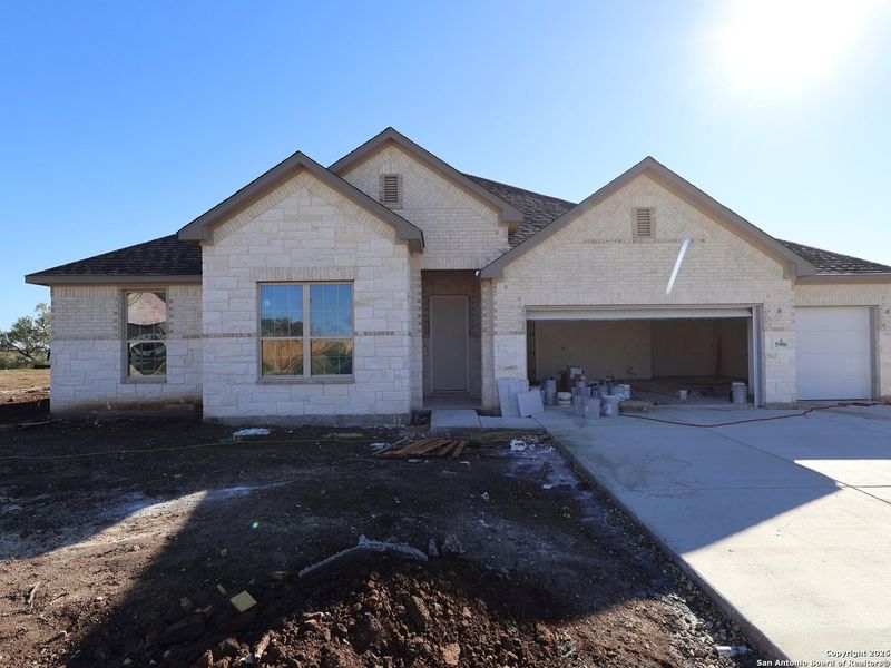 In-progress construction of a new home in Preserve at Annabelle Ranch, San Antonio, TX (Image 12).