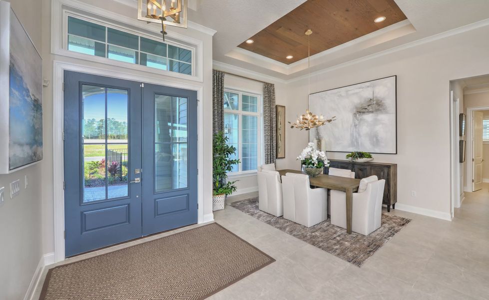 Furnished interior view inside a new home in Tidewater, Jacksonville (Image 16).