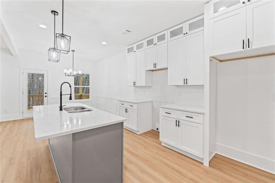 Furnished interior view inside a new home in , Braselton (Image 5).