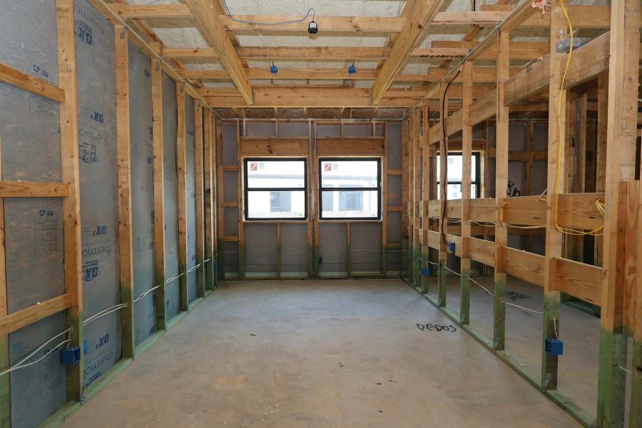 In-progress construction of a new home in ARTAVIA - Parkview Collection, Conroe, TX (Image 10).