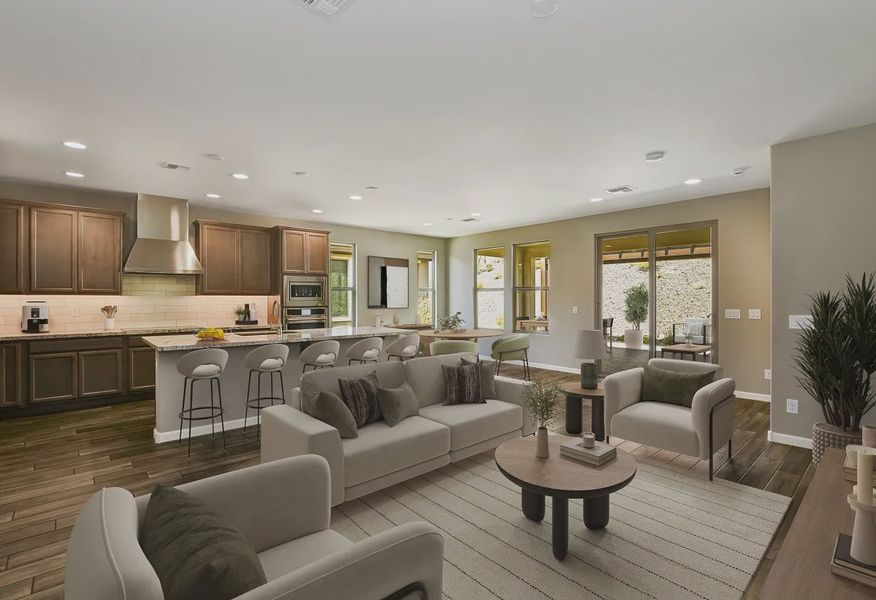 Virtually Staged Wickenburg Ranch Valletta HS 1848 Great Room - 3 of 22