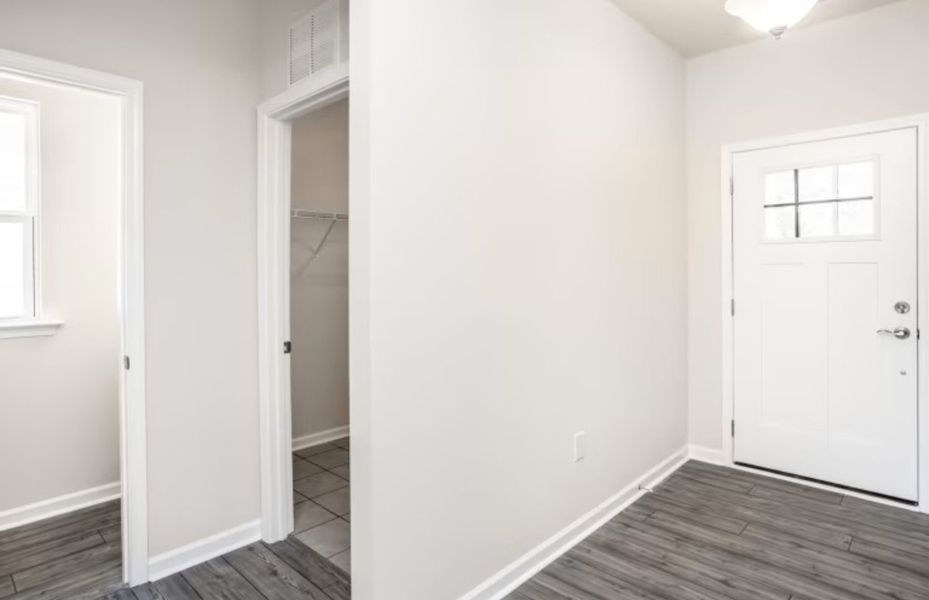 Spacious, unfurnished interior of a new home in Saunders Farm, Willow Spring (Image 11). Spacious, unfurnished interior of a new home in Saunders Farm, Willow Spring (Image 11).