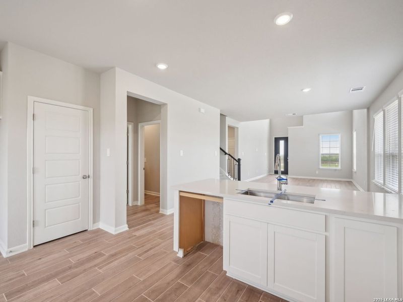 Furnished interior view inside a new home in Royal Crest, San Antonio (Image 8).