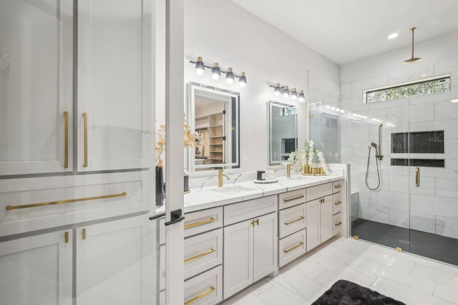 Furnished interior view inside a new home in , Houston (Image 11).