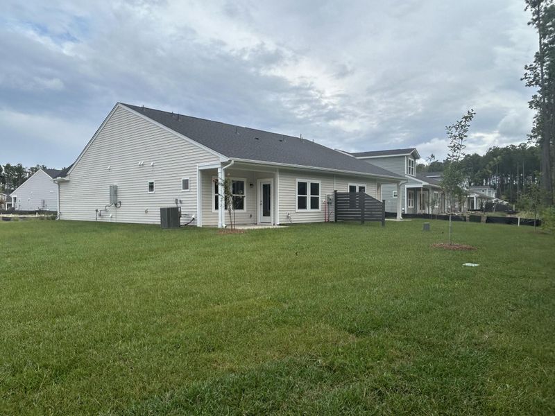 Exterior details and patio area of a home in Hammock Walk at Nexton, Summerville (Image 18). Exterior details and patio area of a home in Hammock Walk at Nexton, Summerville (Image 18).