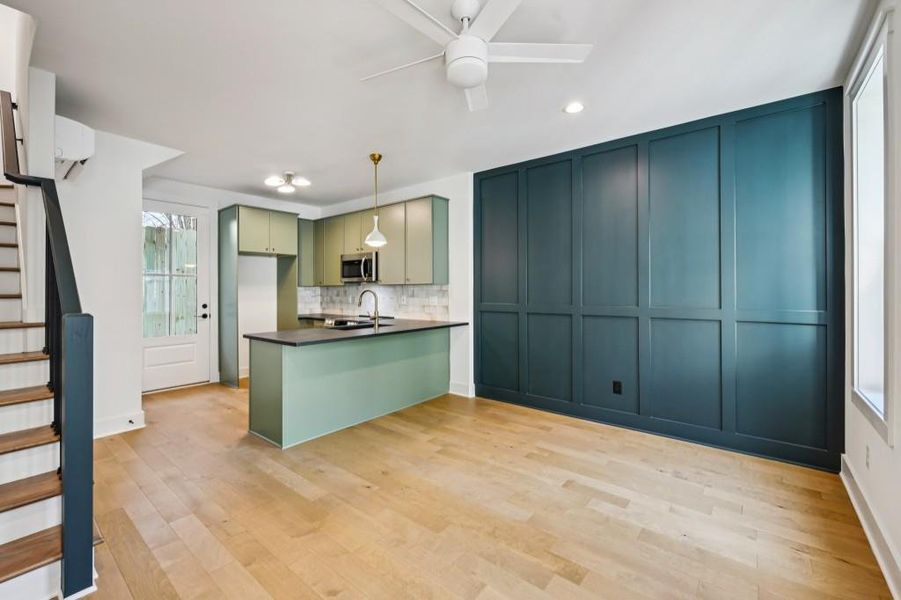 Furnished interior view inside a new home in , Atlanta (Image 6).