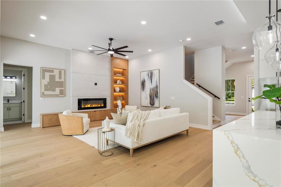 Furnished interior view inside a new home in , Winter Park (Image 47).