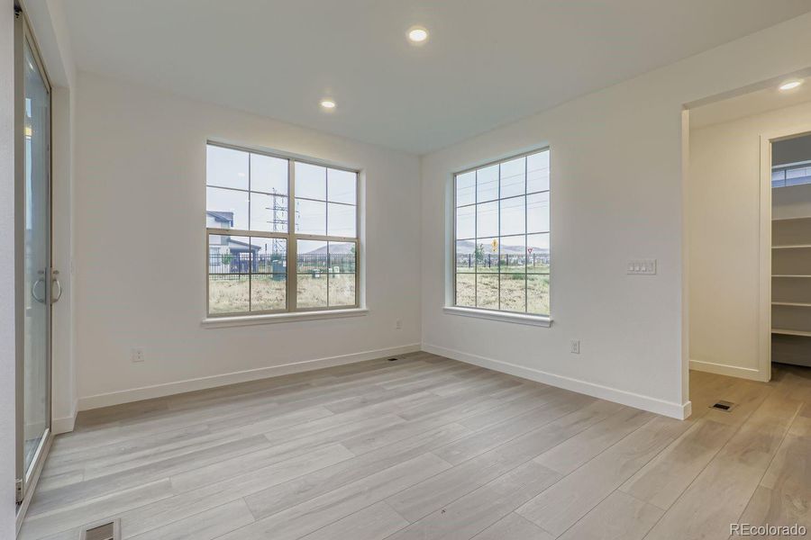 Spacious, unfurnished interior of a new home in Red Rocks Ranch: The Monarch Collection, Morrison (Image 11). Spacious, unfurnished interior of a new home in Red Rocks Ranch: The Monarch Collection, Morrison (Image 11).
