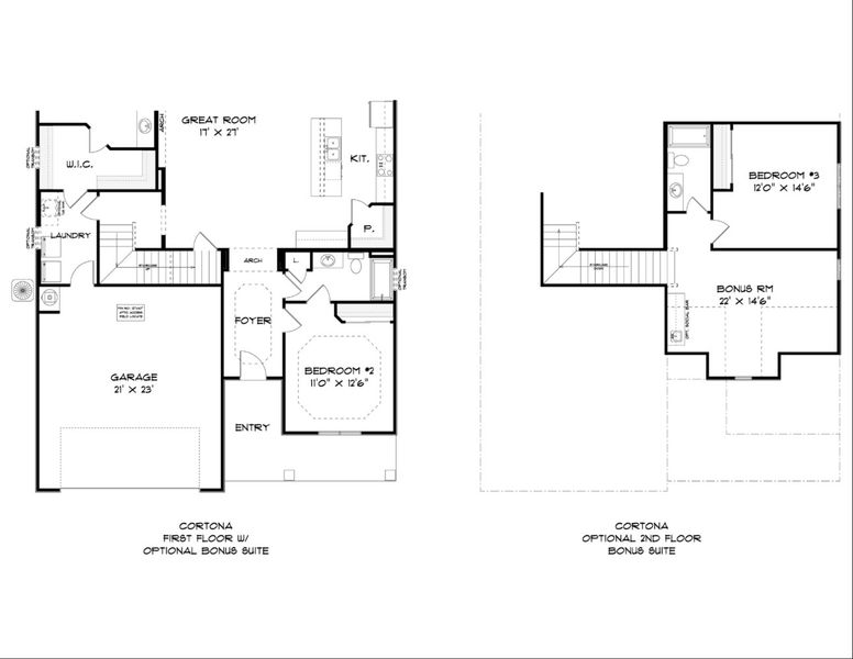 2D floor plan layout for the Cortona by Epcon Communities in Courtyards by Carrell, Ocean Isle Beach, NC (Image 3). 2D floor plan layout for the Cortona by Epcon Communities in Courtyards by Carrell, Ocean Isle Beach, NC (Image 3).