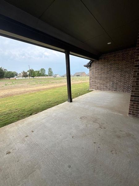 Exterior details and patio area of a home in Fannin Ranch, Leonard (Image 3). Exterior details and patio area of a home in Fannin Ranch, Leonard (Image 3).
